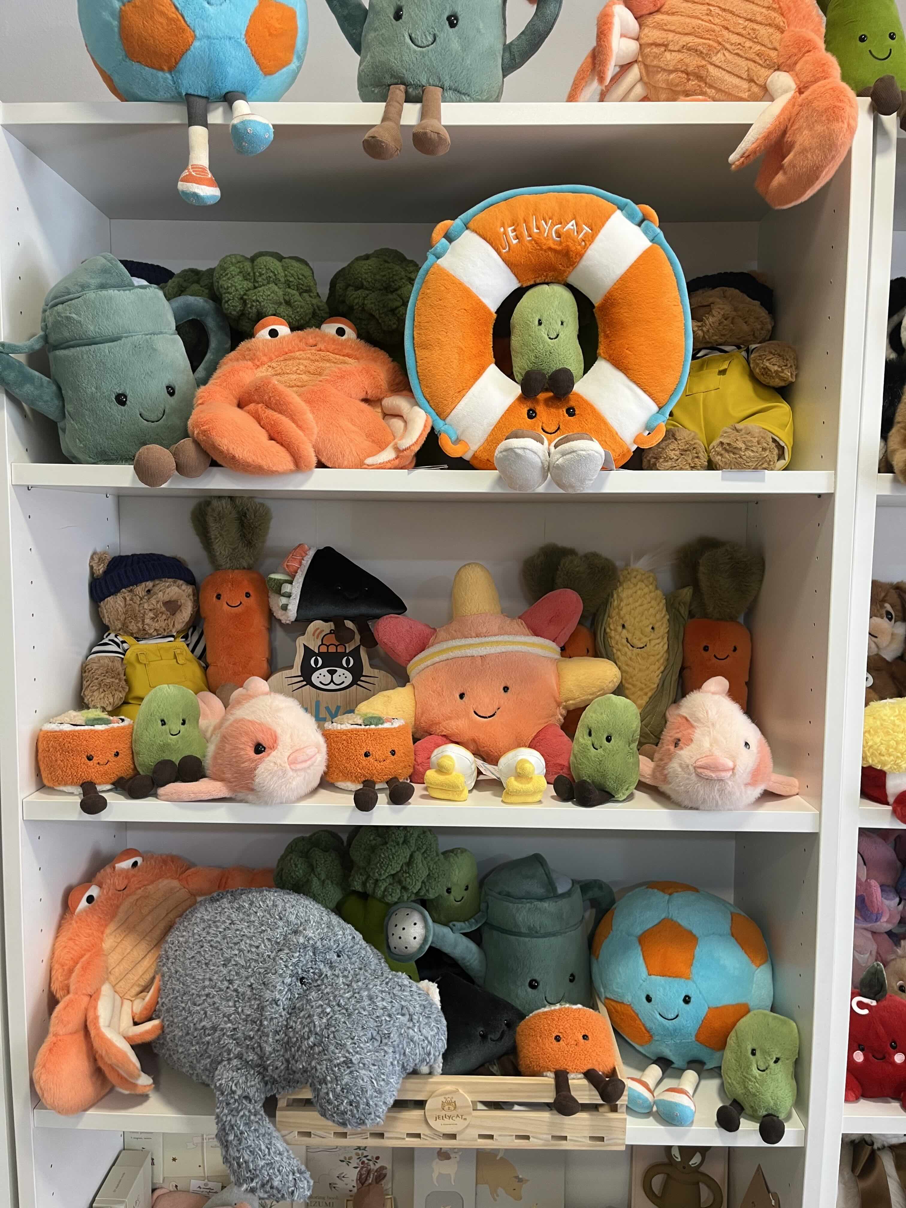 Jellycat plush toy display inside My Snowdrop Veliko Tarnovo