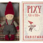 Maileg Christmas Pixy Elf in Matchbox, Boy - Gallery Image