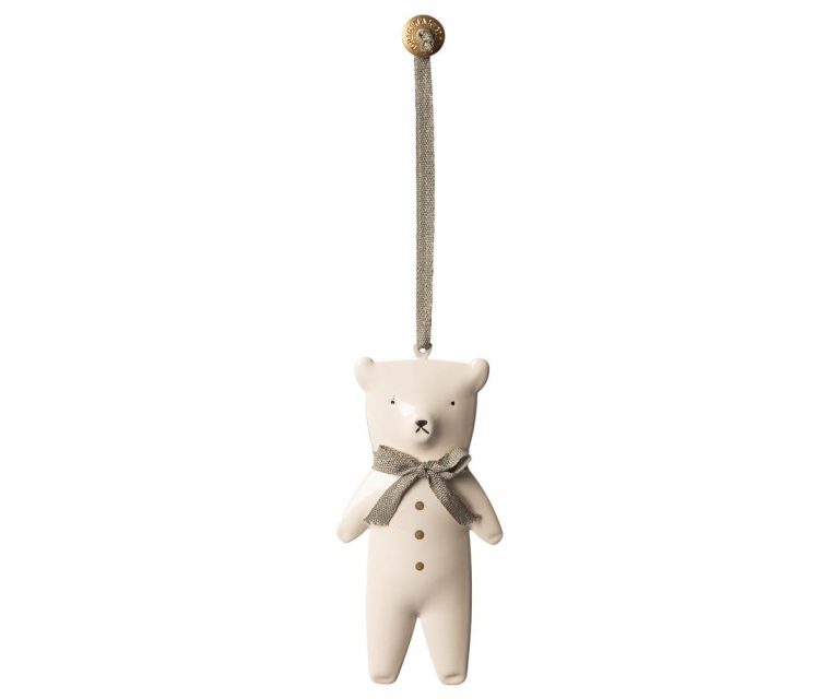 Maileg Голям Метален Орнамент, Мече Teddy - продуктово изображение
