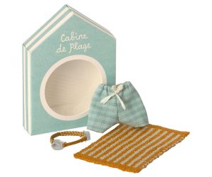 Maileg Beach Set, Big Brother Mouse – Set de Plajă Pentru Șoricel Frate Mare