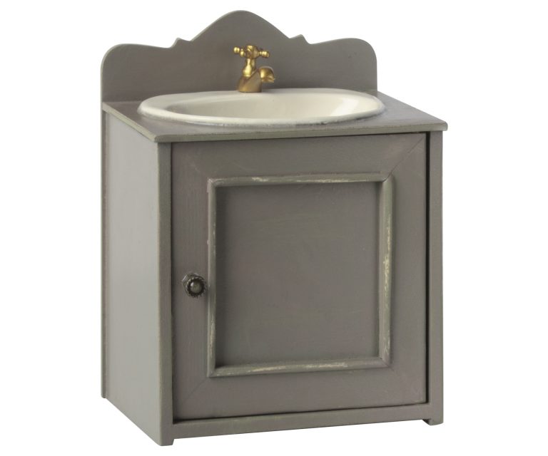 Maileg Sink Dresser with Mirror, Mouse - Product Image