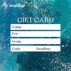 Gift Card Snowdrop
