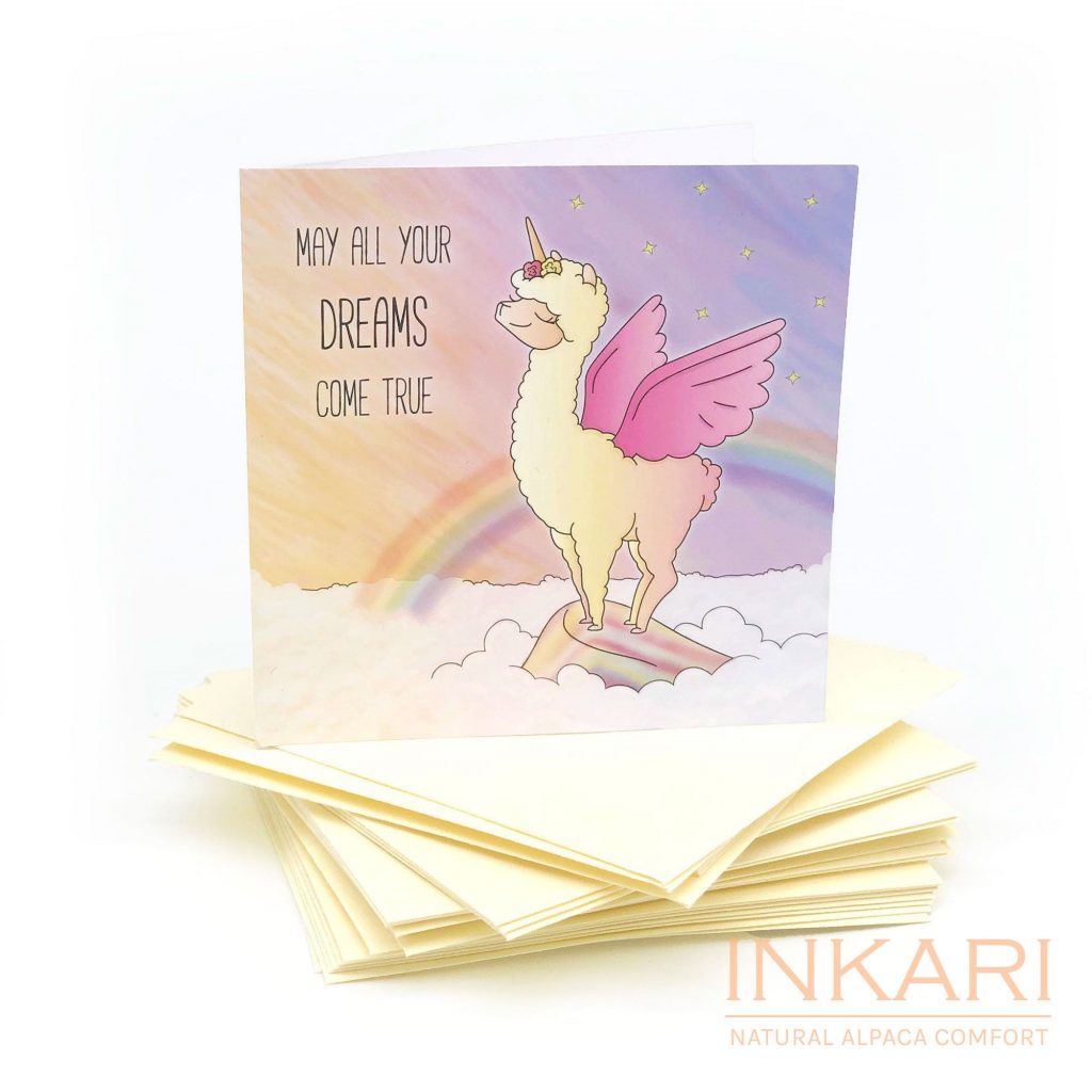 Алпака Inkari, Картичка, Alpaca Unicorn
