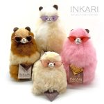 Алпака Inkari,Големи Очила за Алпака – Сърца – Dazzling Pink