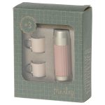 Maileg Thermos and cups, Soft coral