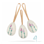 My Snowdrop Великденска Украса, Яйце, Бяло-Кремаво - изображение от галерията

