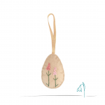 My Snowdrop Easter Ornament, Egg, Beige - Main Image