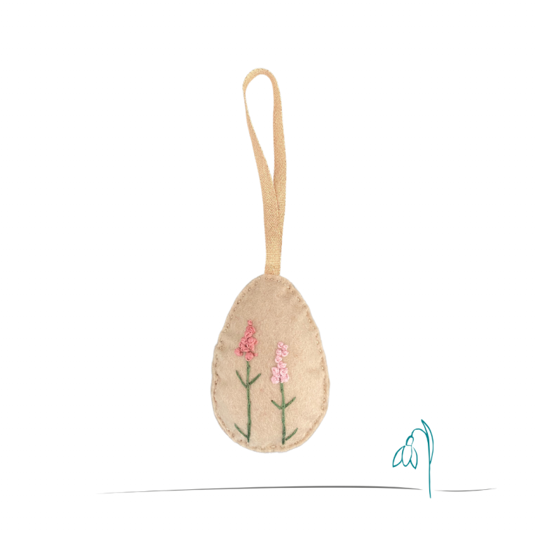 My Snowdrop Velikonoční ozdoba, Vajíčko, Béžové - Obrázek produktu