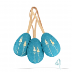 My Snowdrop Easter Ornament, Egg, Pastel Green - Gallery Image