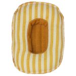 Maileg, Rubber boat, Small mouse – yellow stripe