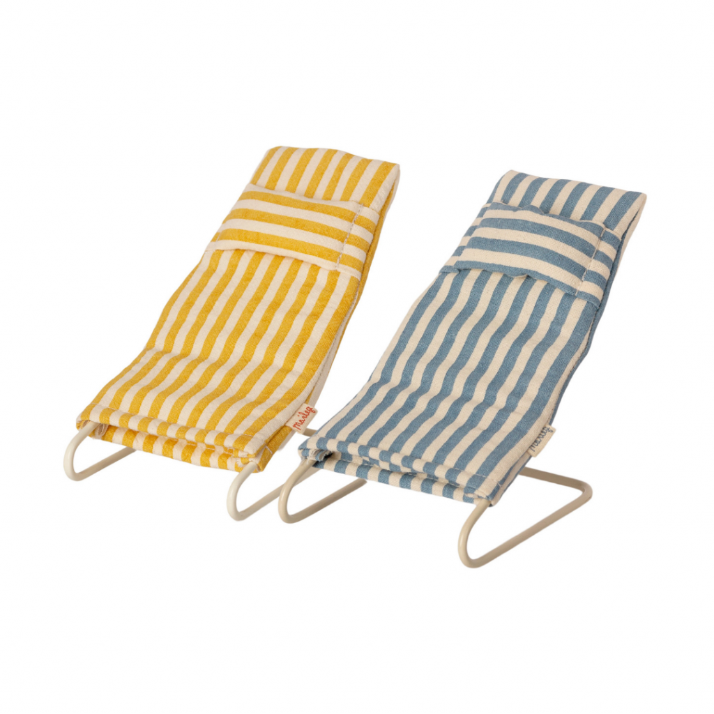 Maileg Beach chair set, Mouse