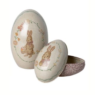 Maileg Easter Egg Metal Set of 2, Purple