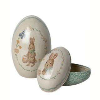 Maileg Easter Egg Metal Set of 2, Green