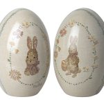 Maileg Easter Egg Metal Set of 2, Purple - Gallery Image