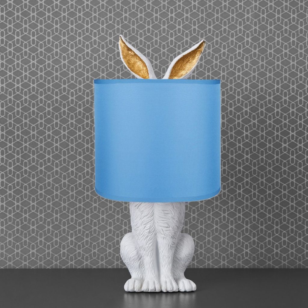 Table Lamp "Bunny Business", Sapphire