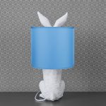 Table Lamp “Bunny Business”, Sapphire - Gallery Image