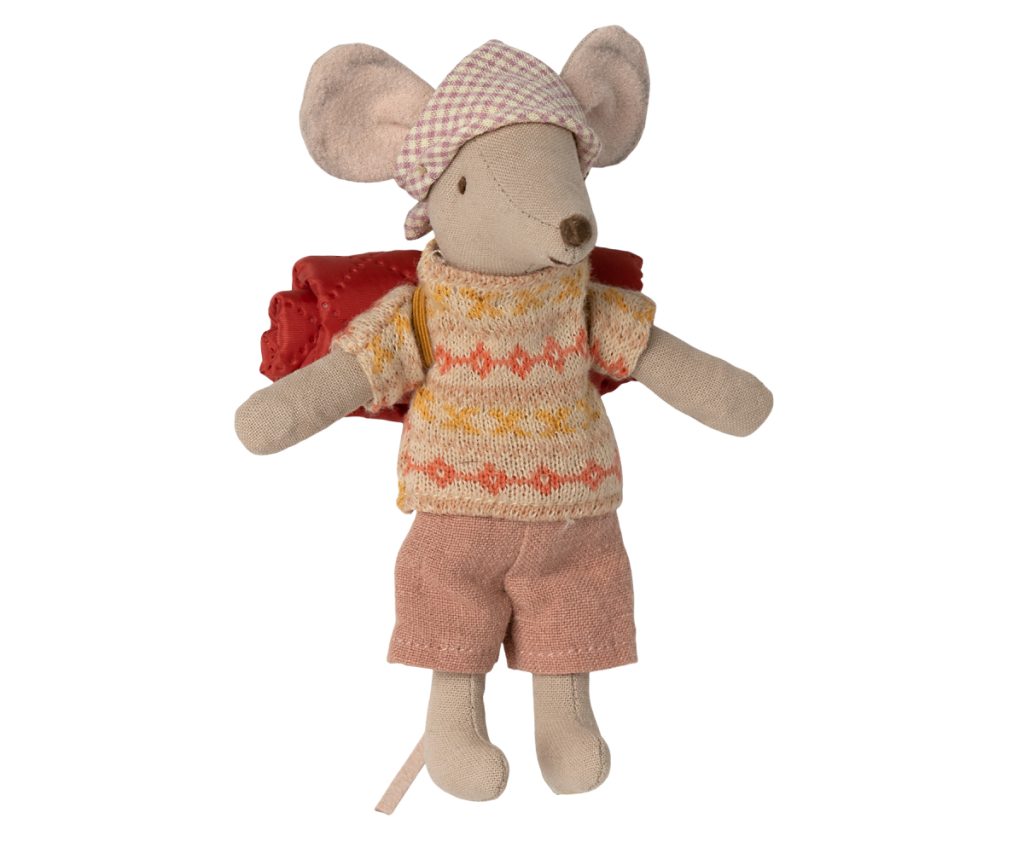 Maileg Hiker Mouse Big Sister, 2023