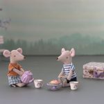 Maileg Afternoon treat, Mouse – Purple Madelaine - Gallery Image