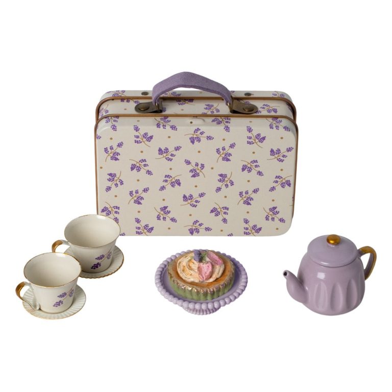 Maileg Afternoon treat, Mouse - Purple Madelaine
