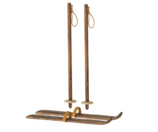 Maileg Ski & Poles, Mum/Dad