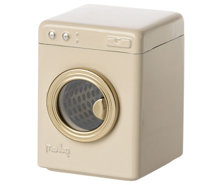 Maileg Washing Machine, Mouse - Off White