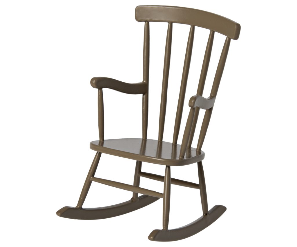 Maileg Rocking chair, Mouse – Light brown