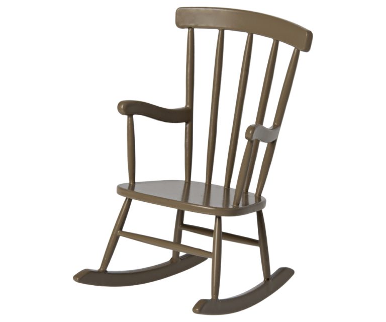 Maileg Rocking Chair, Mouse - Light Brown