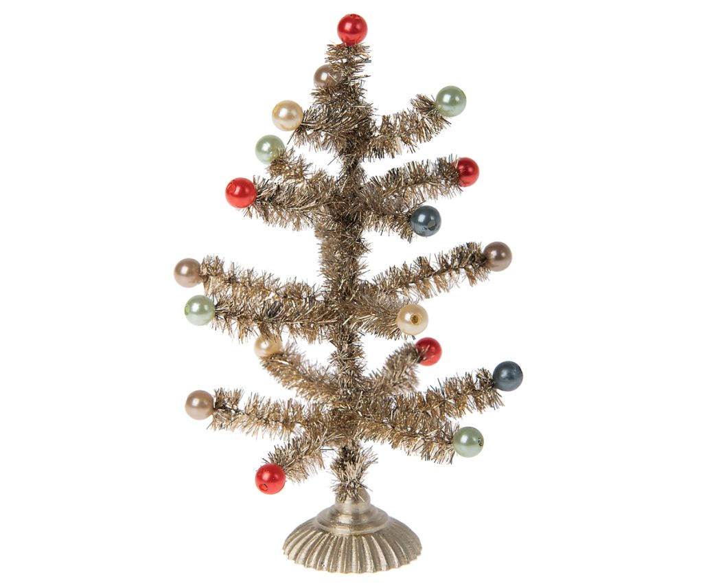 Maileg Christmas tree, Mouse – Gold