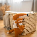 Cuddly toy fox “Hanni” with baby, Ava & Yves