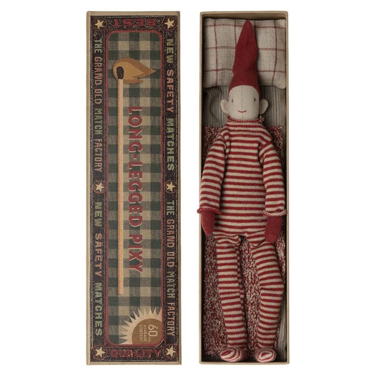 Maileg Long Legged Pixy in Matchbox