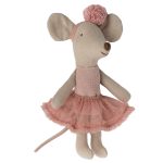 Maileg Ballerina mouse, Little sister – Rose