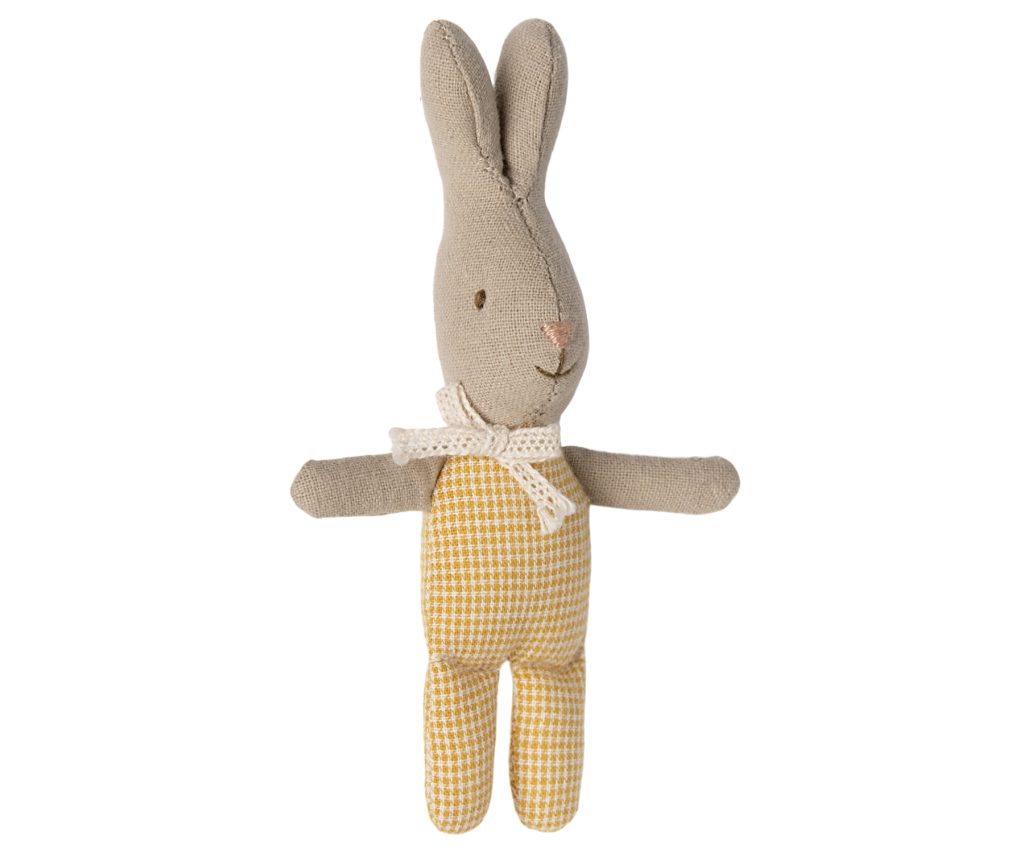 Maileg Rabbit, MY – Yellow check