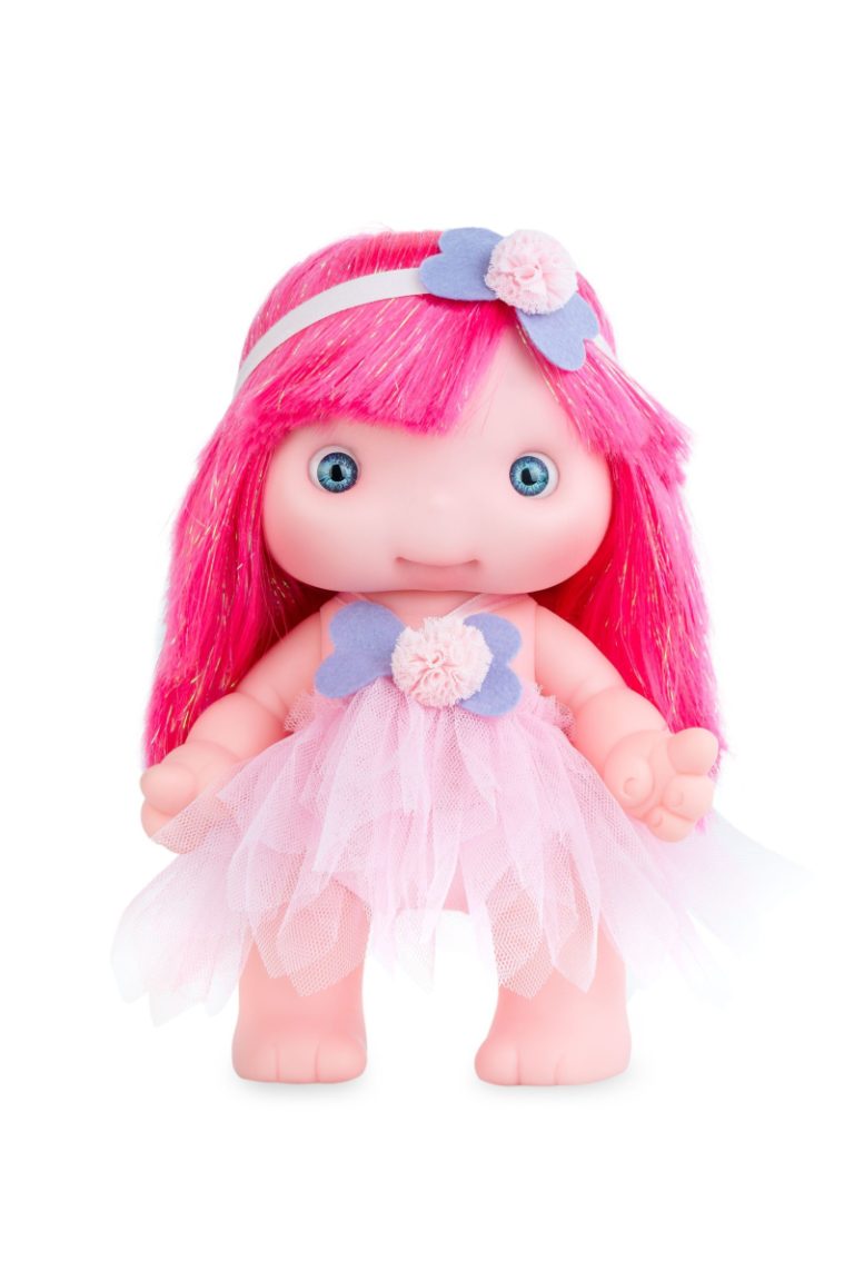 Marina & Pau Piu Doll - Dark Pink, 25 cm