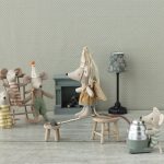 Maileg Table and stool set, Mouse