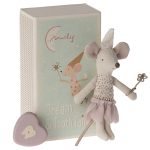 Maileg Tooth fairy mouse, Little sister in matchbox