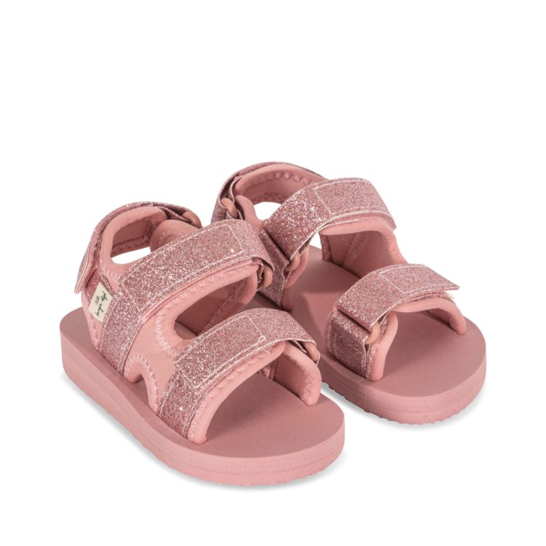 Konges Sløjd Třpytivé Letní Sandály, Mellow Rose - Obrázek produktu