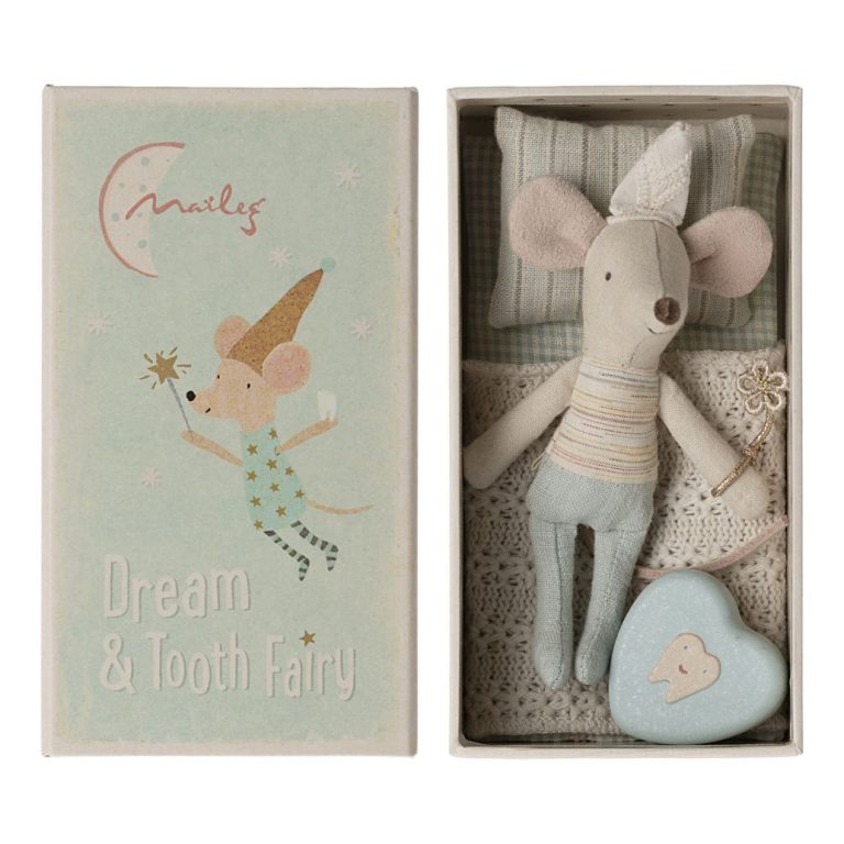 Maileg Zobna Vila Mouse, Little Brother V Škatlici Za Vžigalice