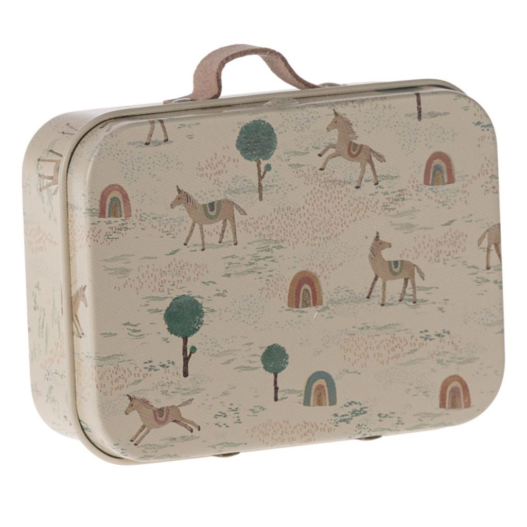 Maileg Suitcase, Micro – Des licornes