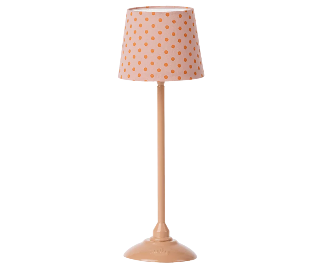 Maileg Miniature floor lamp, Dark Powder