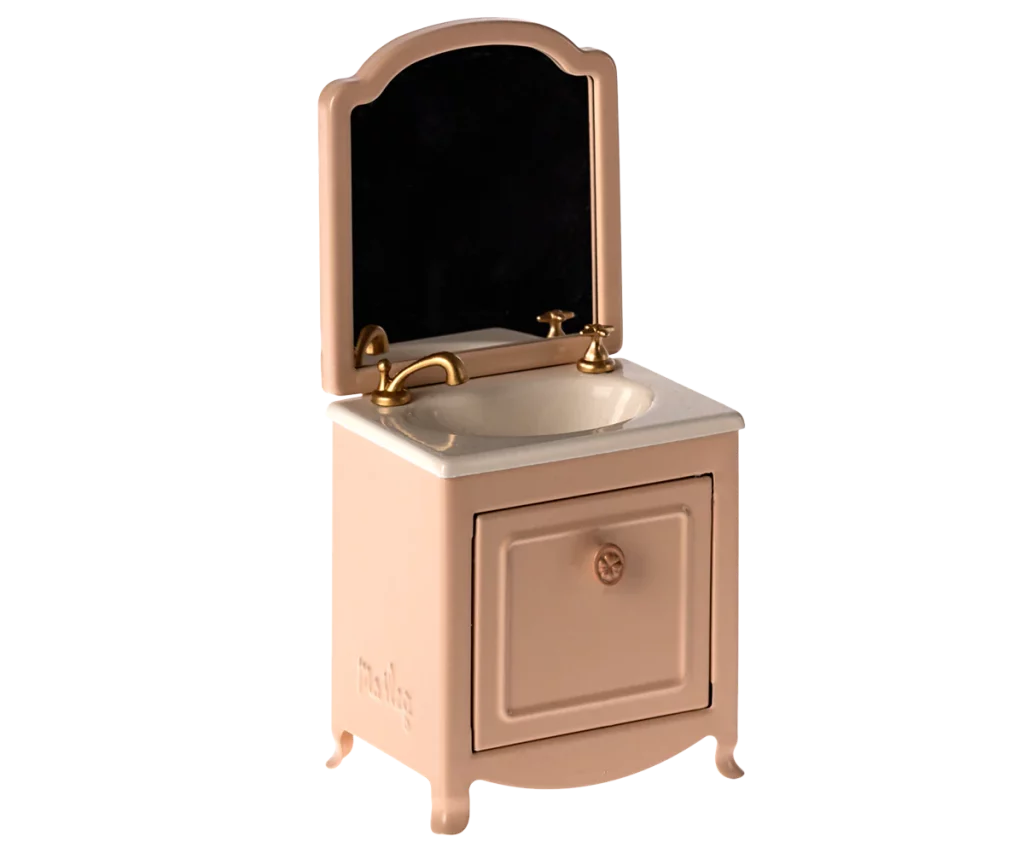 Maileg Sink dresser, Mouse – Powder