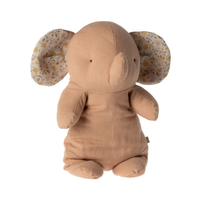 Maileg Safari Friends Elephant, Medium - Vintage Rose