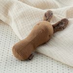 Maileg Lullaby friends, Bunny rattle – Chocolate - Gallery Image