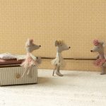 Maileg Ballerina mouse, Little sister – Off white