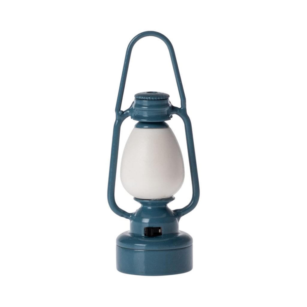 Maileg Vintage lantern, Mouse – Blue