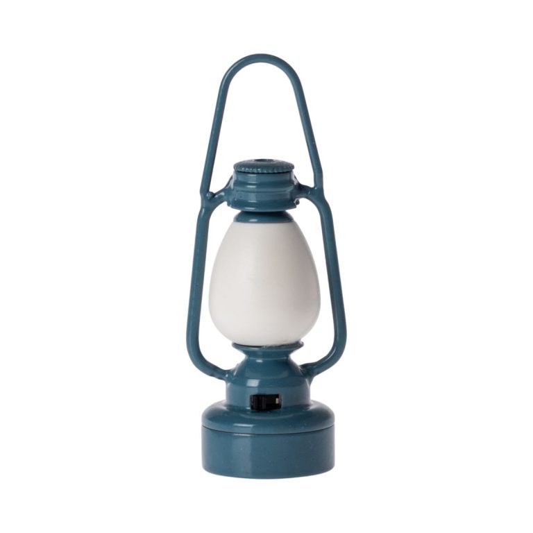 Maileg Vintage Lantern, Mouse - Blue