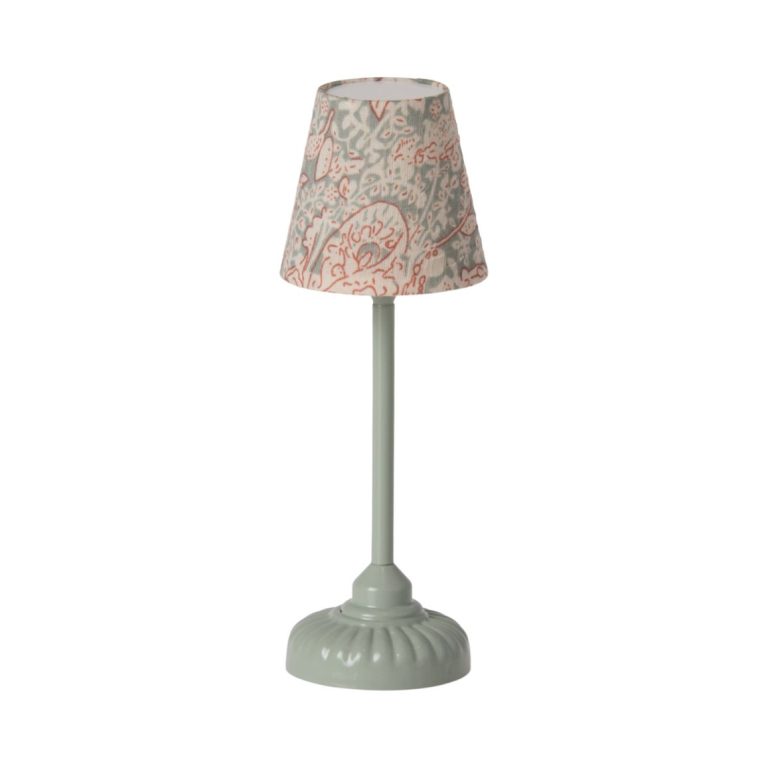 Maileg Vintage Floor Lamp, Mouse - Mint