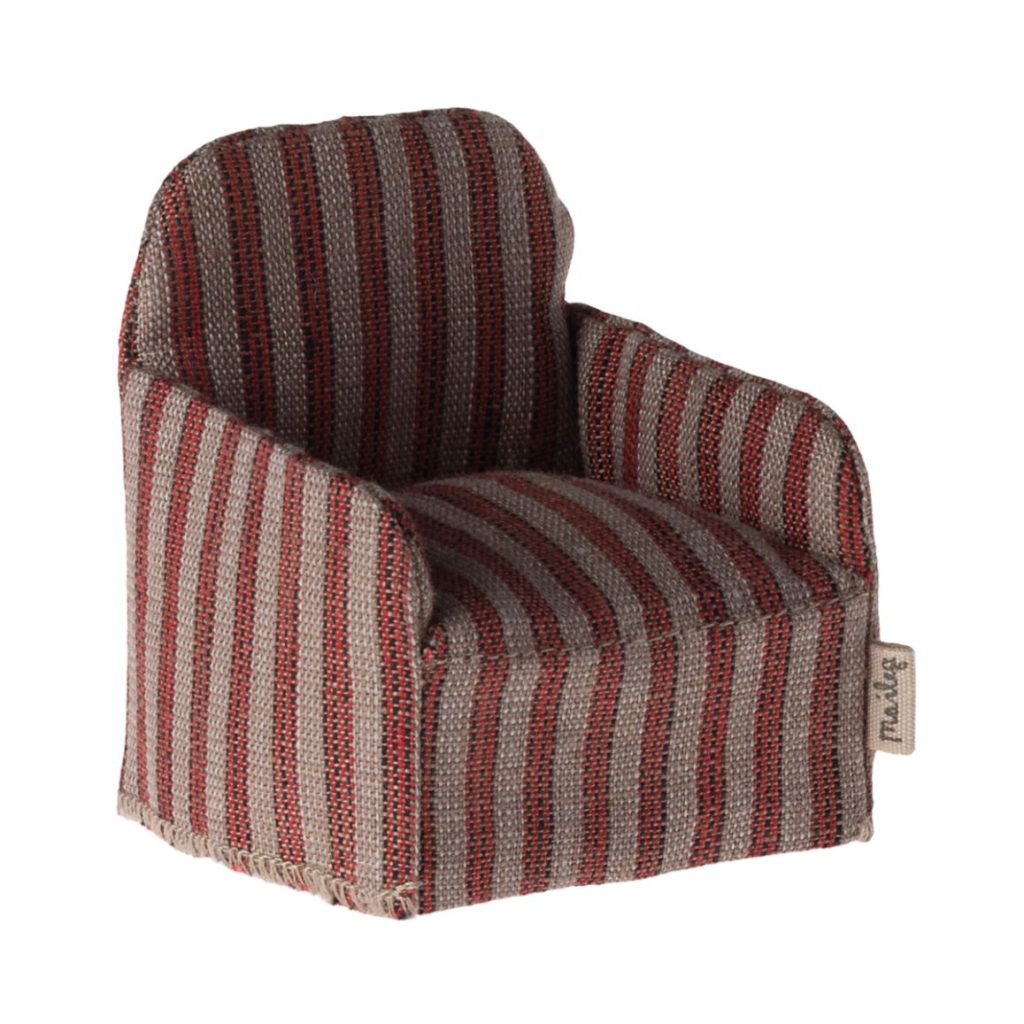 Maileg Chair, Mouse – Stripe