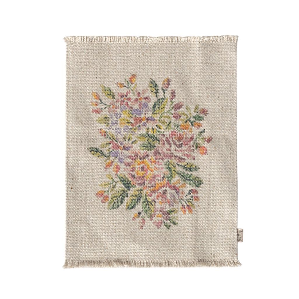 Maileg Rug, Flowers – Large