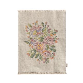 Maileg Rug, Miniature, Large - Flowers