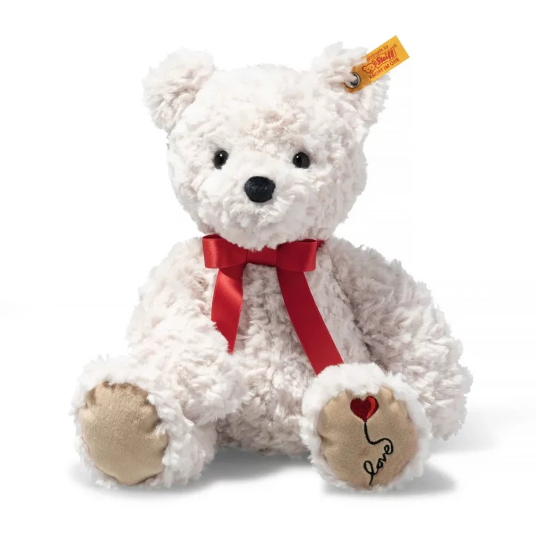 Steiff Jimmy Medvjedić Love, 30 cm, Bijeli